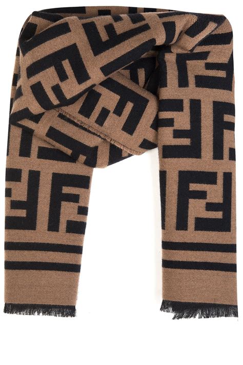 fendi logo silk scarf|Fendi authentication scarves.